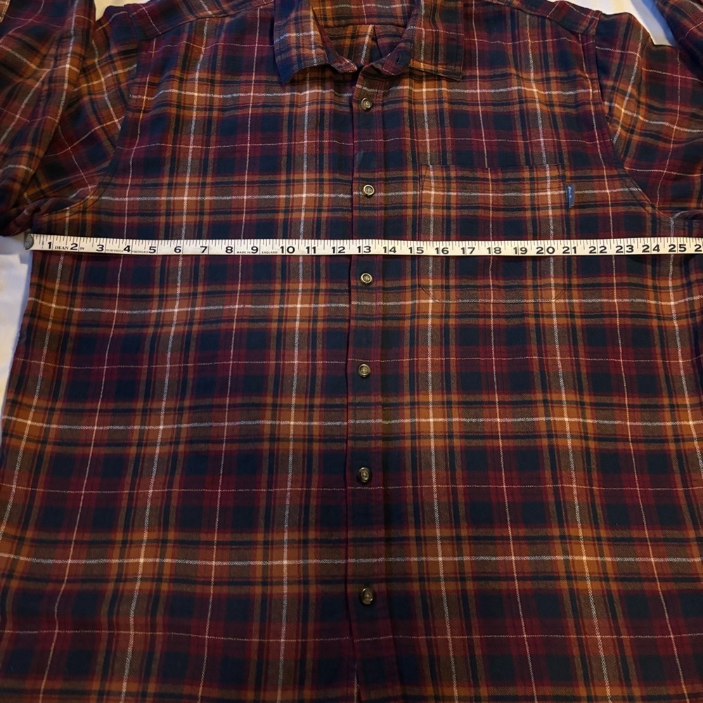 Eddie Bauer Mens XXL Buttons Up Long Sleeve Collared Shirt Multi Plaid - Picture 4 of 7